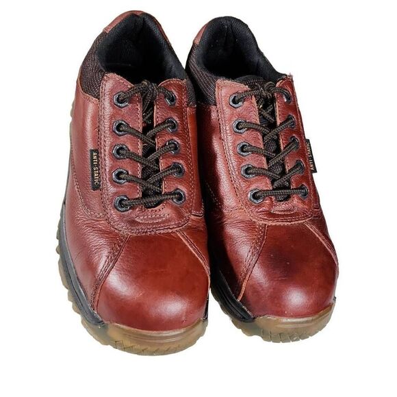 Dr. Martens Women\'s Brown Leather Lace-up 5-Eye Industrial Safety Shoe Womens Si main image 8